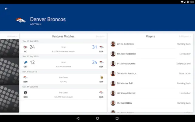 Football Live android App screenshot 5