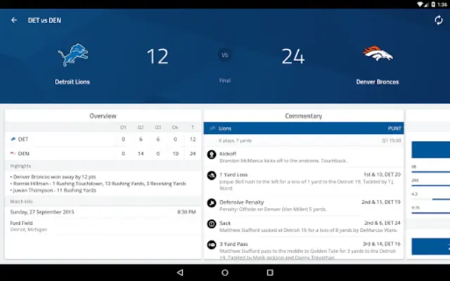 Football Live android App screenshot 7